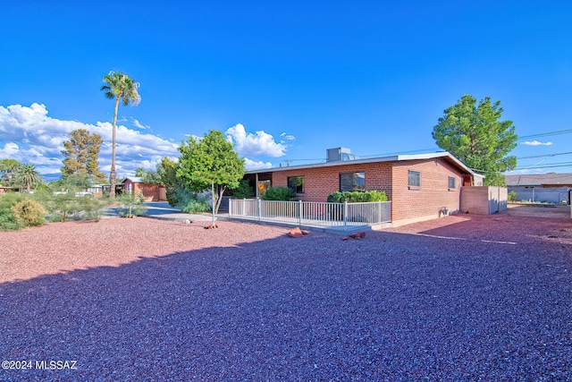 view of ranch-style house