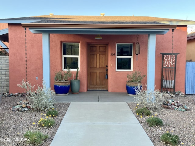 view of property entrance