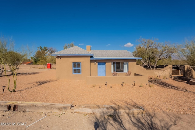 view of back of property