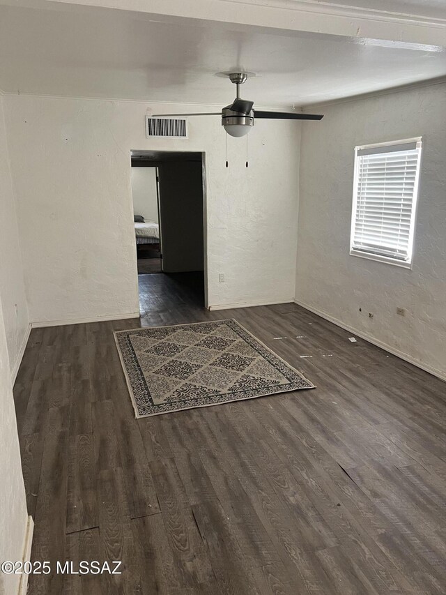 bathroom with hardwood / wood-style floors, shower / bath combo, tile walls, and vanity