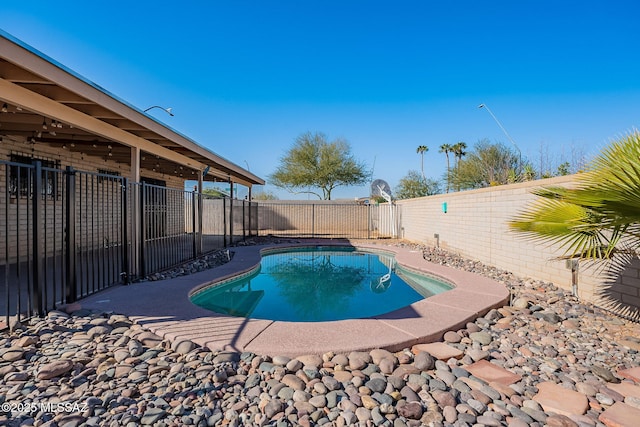 view of pool