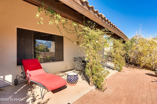 view of patio