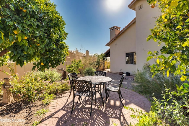 view of patio