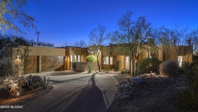 view of pueblo-style house