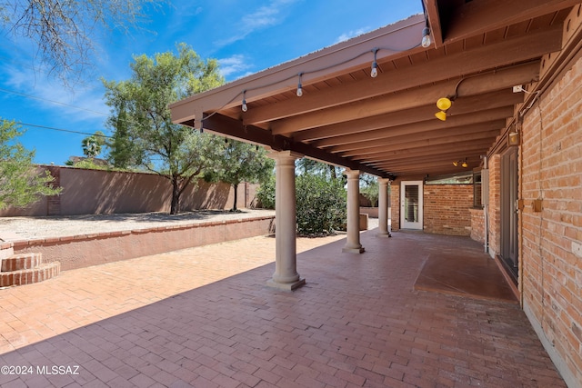 view of patio