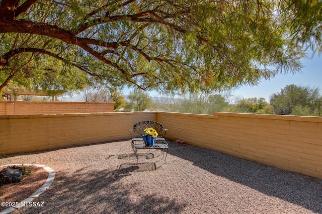 view of patio