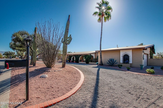 view of ranch-style home