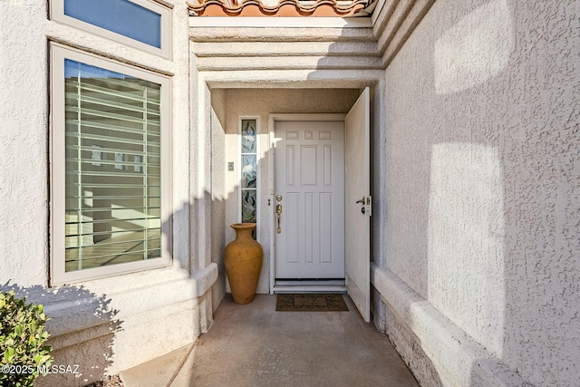 view of entrance to property