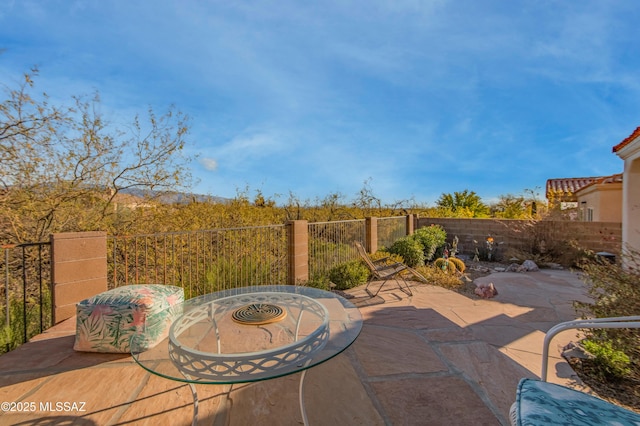 view of patio