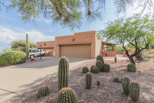 view of southwest-style home