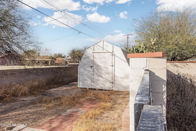 view of outbuilding