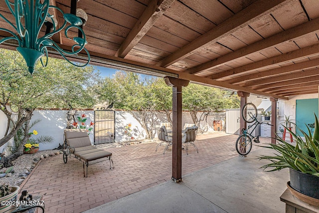 view of patio / terrace