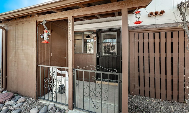 view of entrance to property