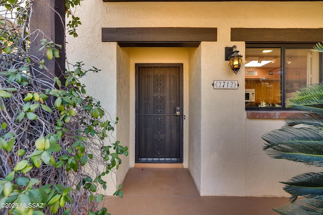 view of entrance to property