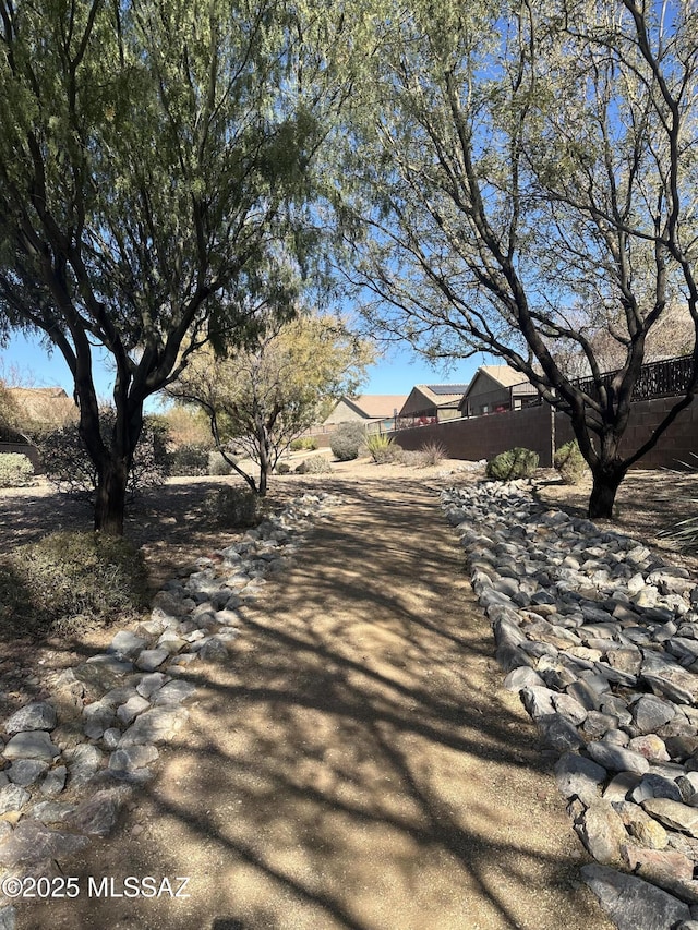 view of road
