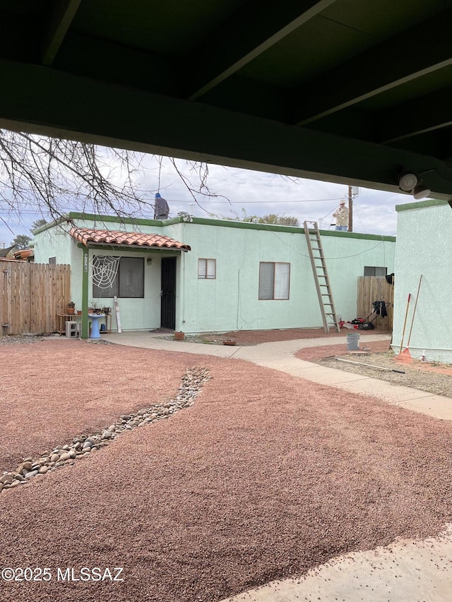 view of front of home