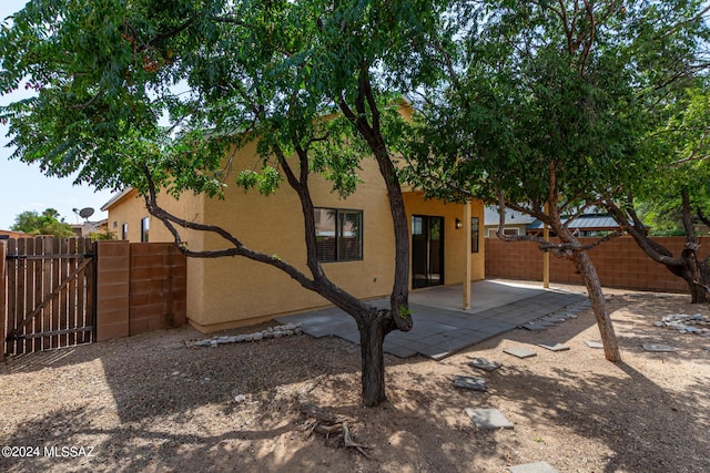 exterior space featuring a patio area