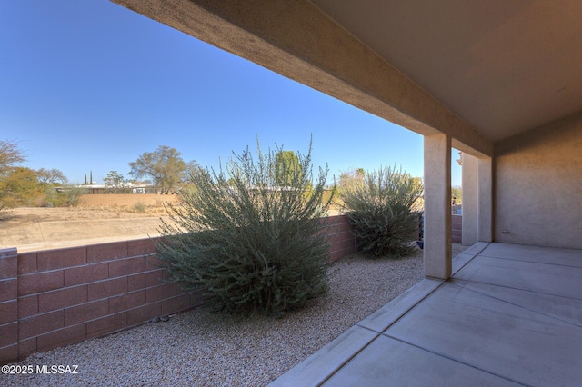 view of patio