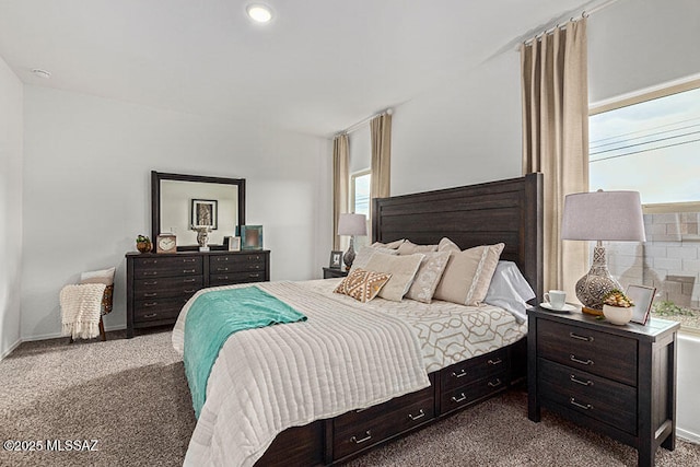 bedroom featuring carpet flooring