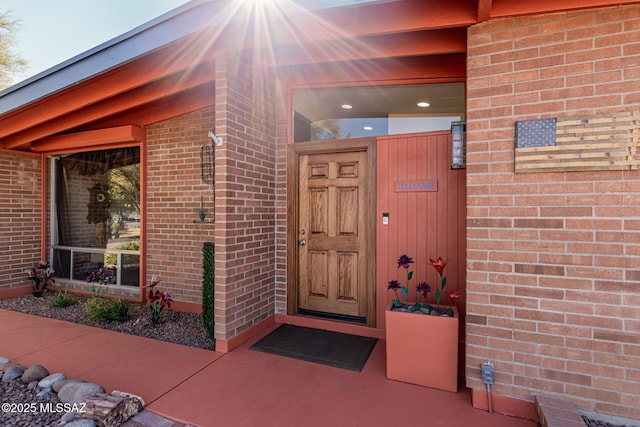 view of property entrance