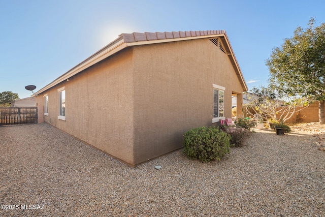 view of side of property