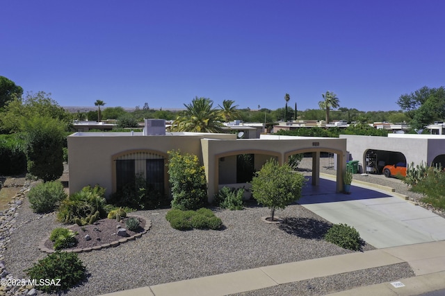 view of pueblo-style house