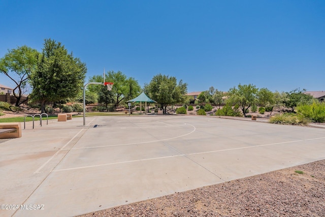 view of sport court