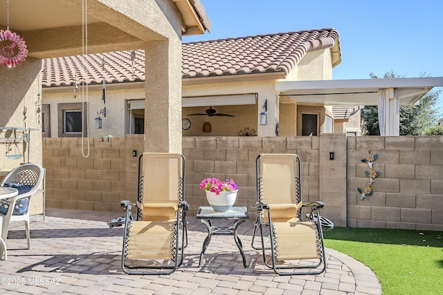 view of patio