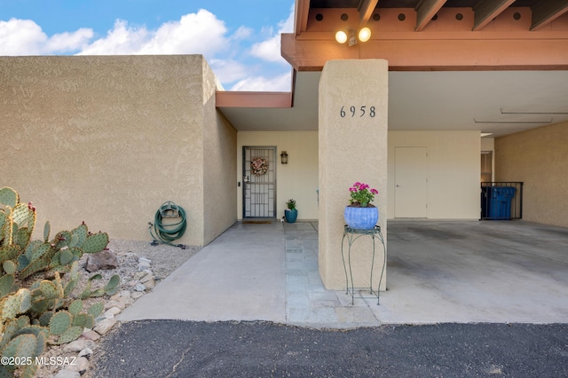 view of property entrance