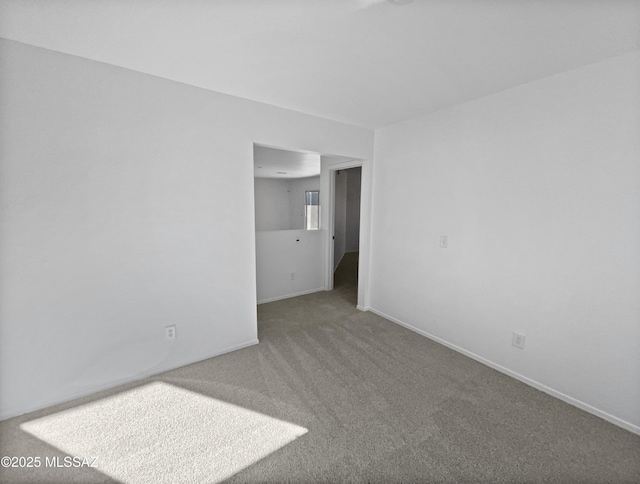 empty room with carpet flooring