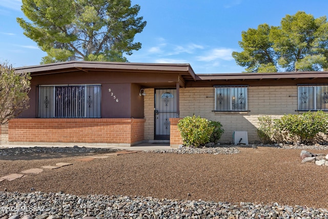 view of ranch-style house