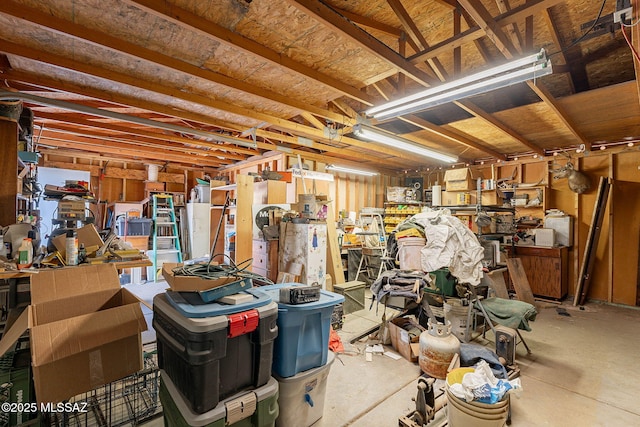 view of storage room