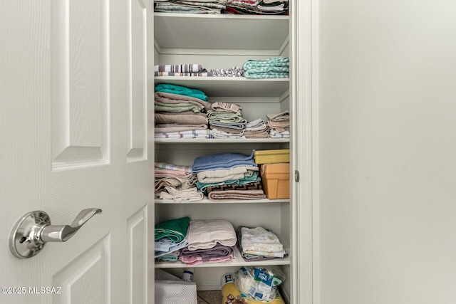 view of closet