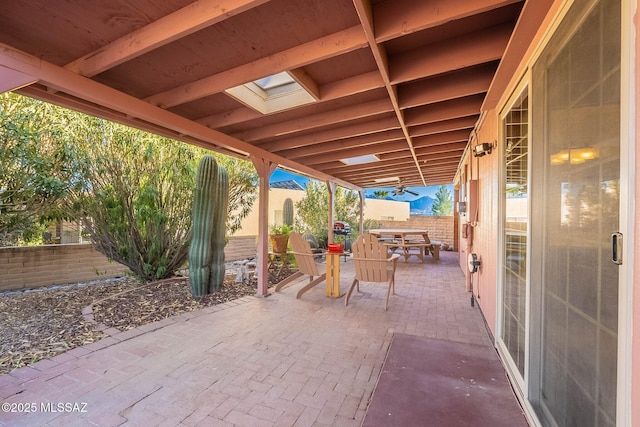 view of patio