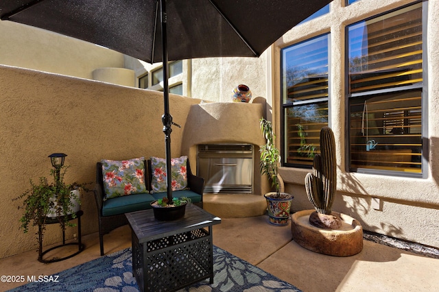 view of patio