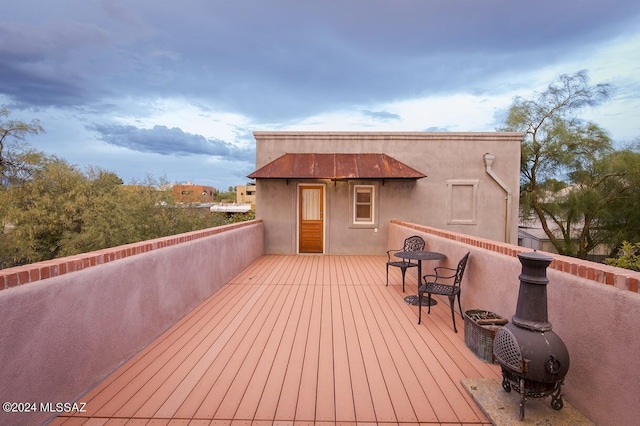 view of deck