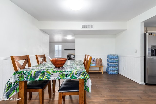 view of dining room