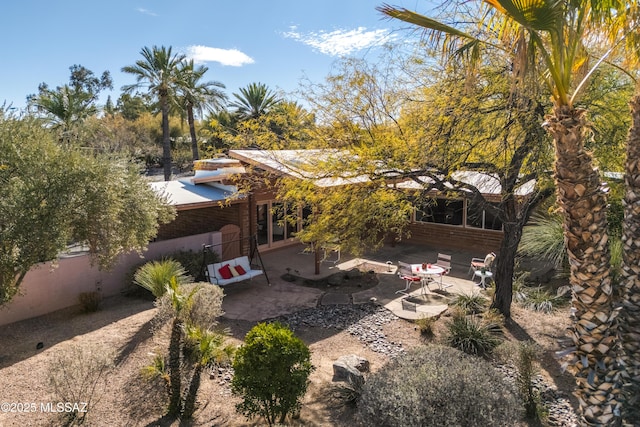 exterior space featuring a patio