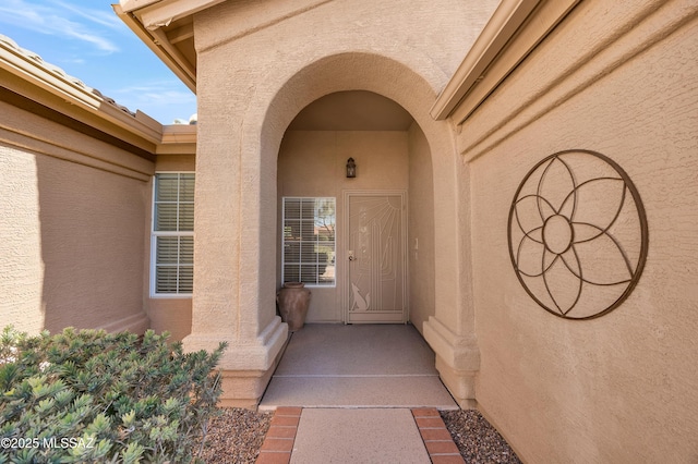 view of entrance to property