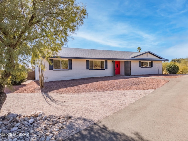 view of ranch-style house