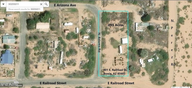 801 E Railroad St, Bowie AZ, 85605 land for sale