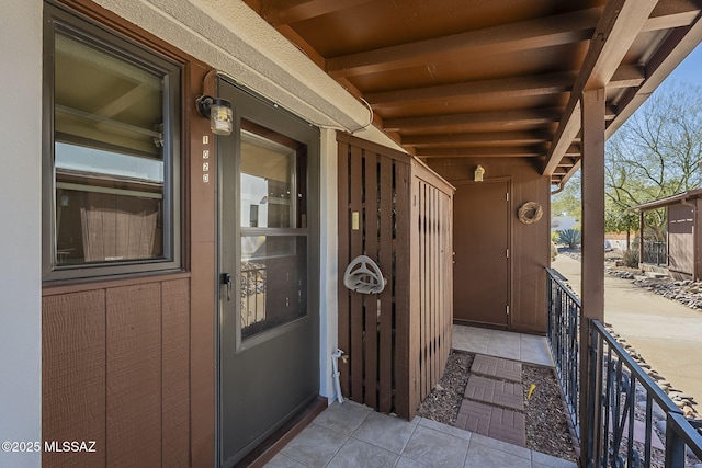 view of property entrance