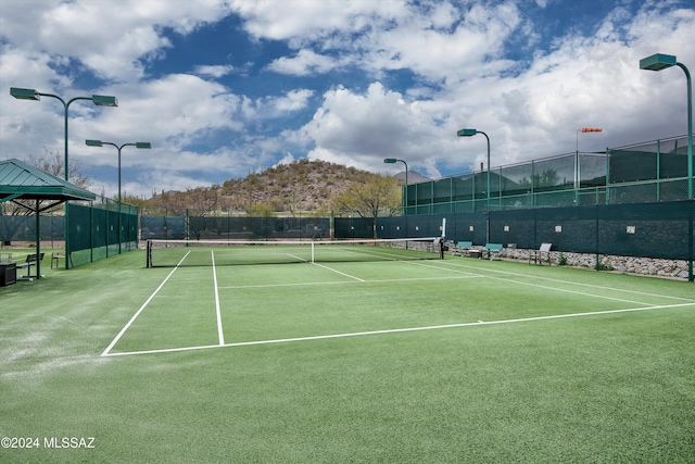 view of sport court