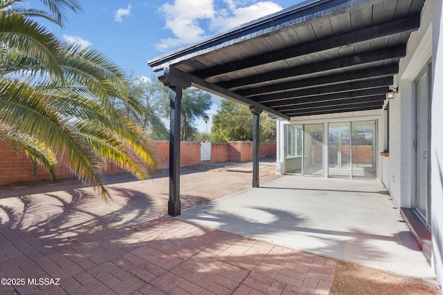 view of patio