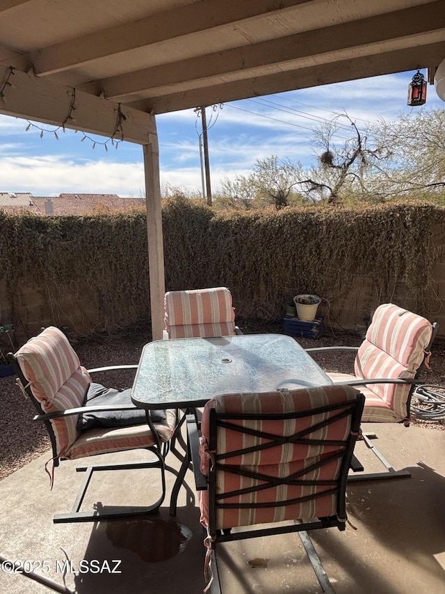 view of patio