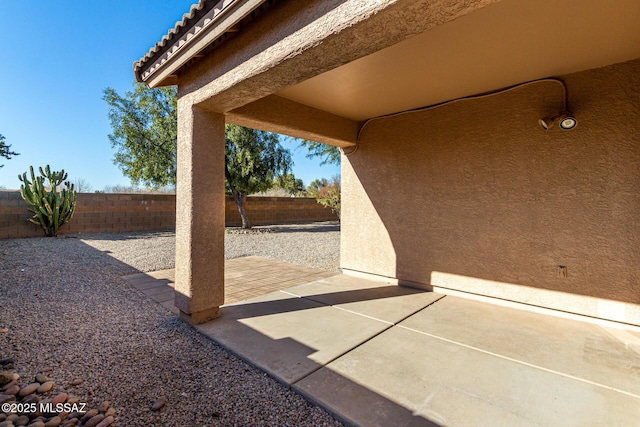 view of patio