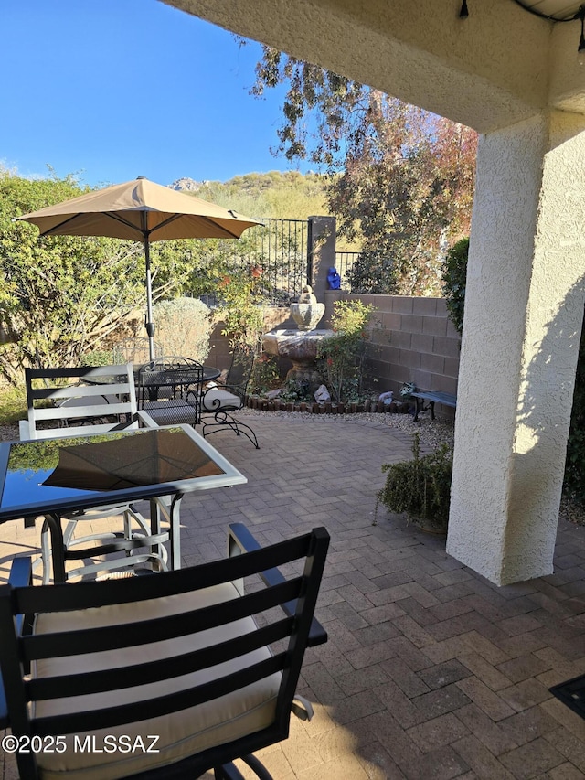 view of patio / terrace