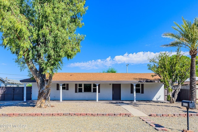 view of ranch-style house