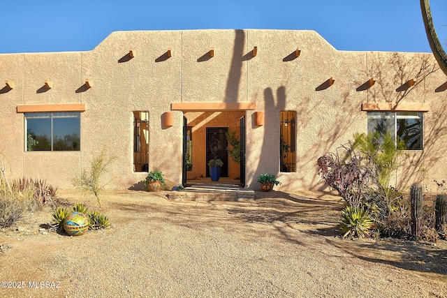 view of pueblo-style house