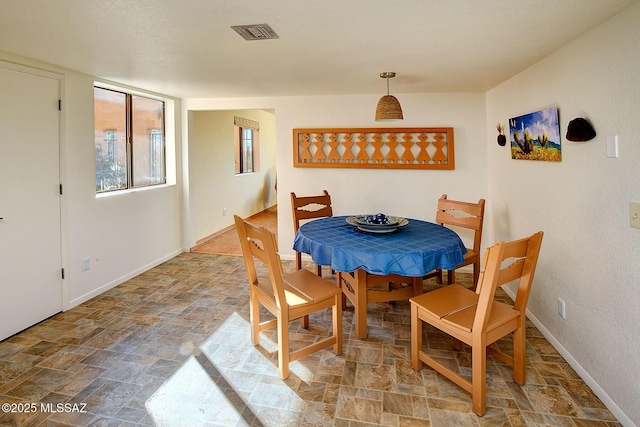 view of dining space